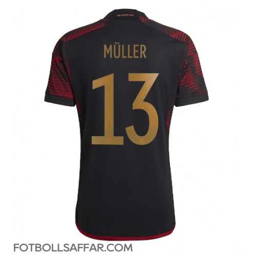 Tyskland Thomas Muller #13 Bortatröja VM 2022 Kortärmad